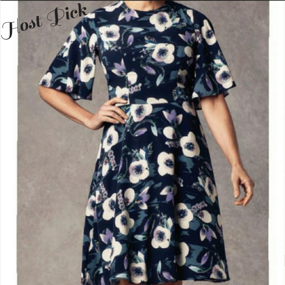 Worth New York Floral Print Dress